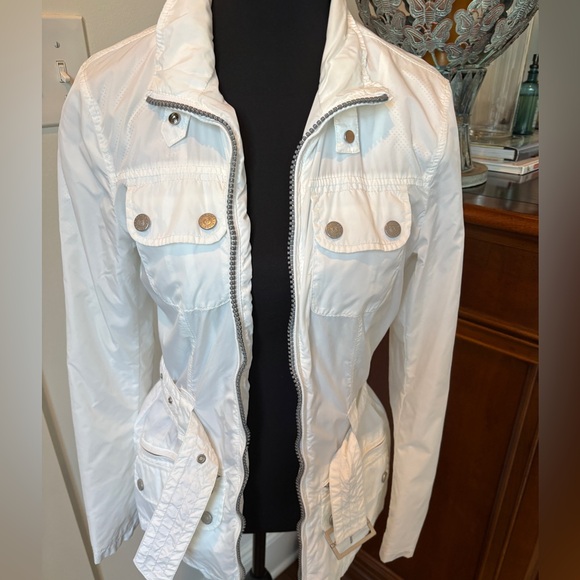 Bogner Jackets & Blazers - Bogner White Utility Jacket for Women. Lightweight